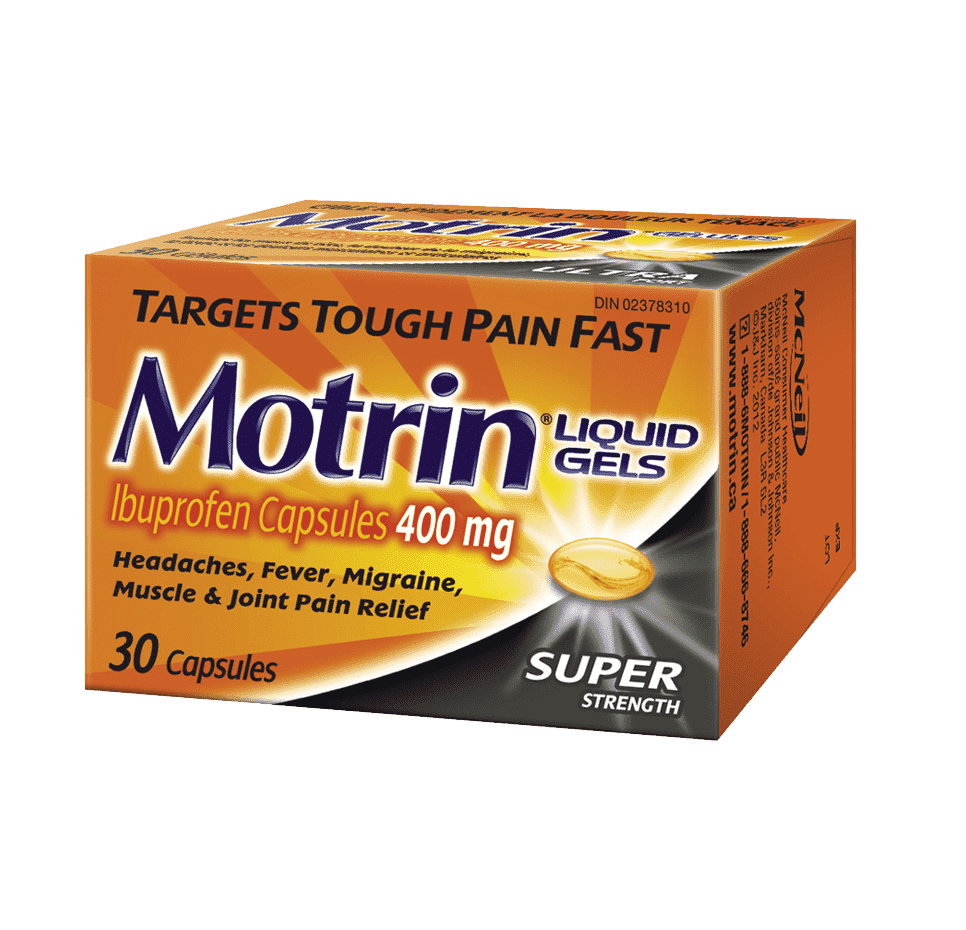 Ibuprofen Liquid Gels for Headaches MOTRIN®