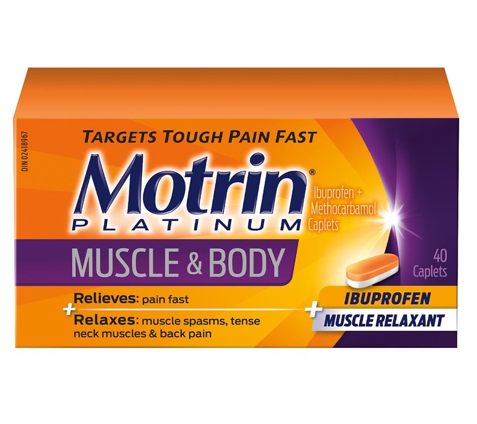 Motrin® Platinum Muscle Aches & Body Pain Relief MOTRIN® CANADA